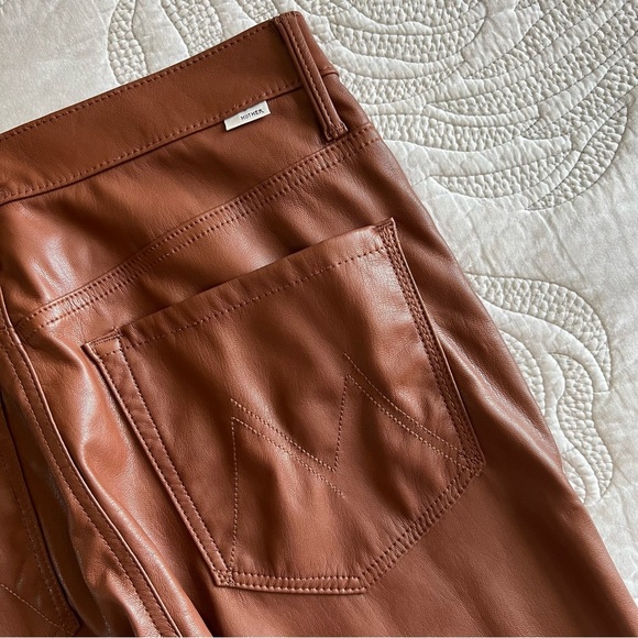 NWT - MOTHER - The Mid Rise Dazzler Ankle Pant - Friar Brown - Picture 12 of 14